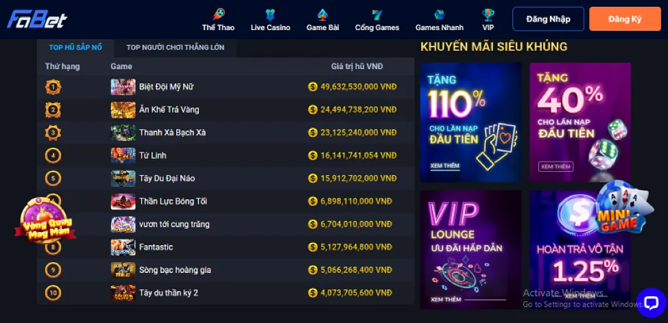 Video slot hiện đại với đồ họa 3D